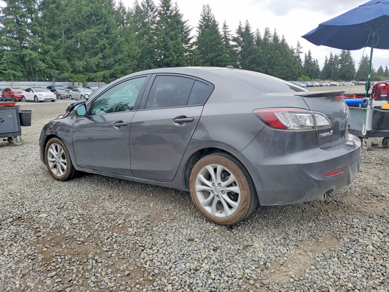 2011 Mazda 3 S Серый vin: JM1BL1W53B1478953