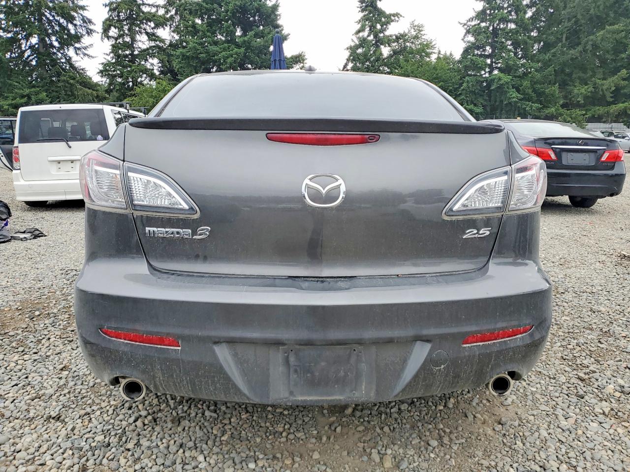 2011 Mazda 3 S Серый vin: JM1BL1W53B1478953
