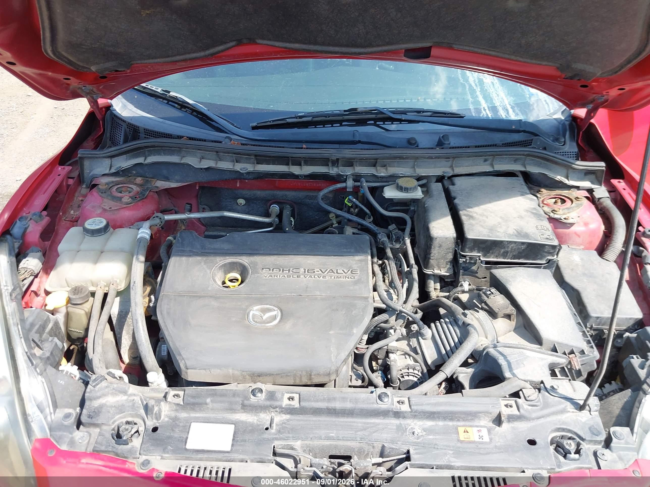 2011 Mazda Mazda3 S Grand Touring Красный vin: JM1BL1W5XB1380700