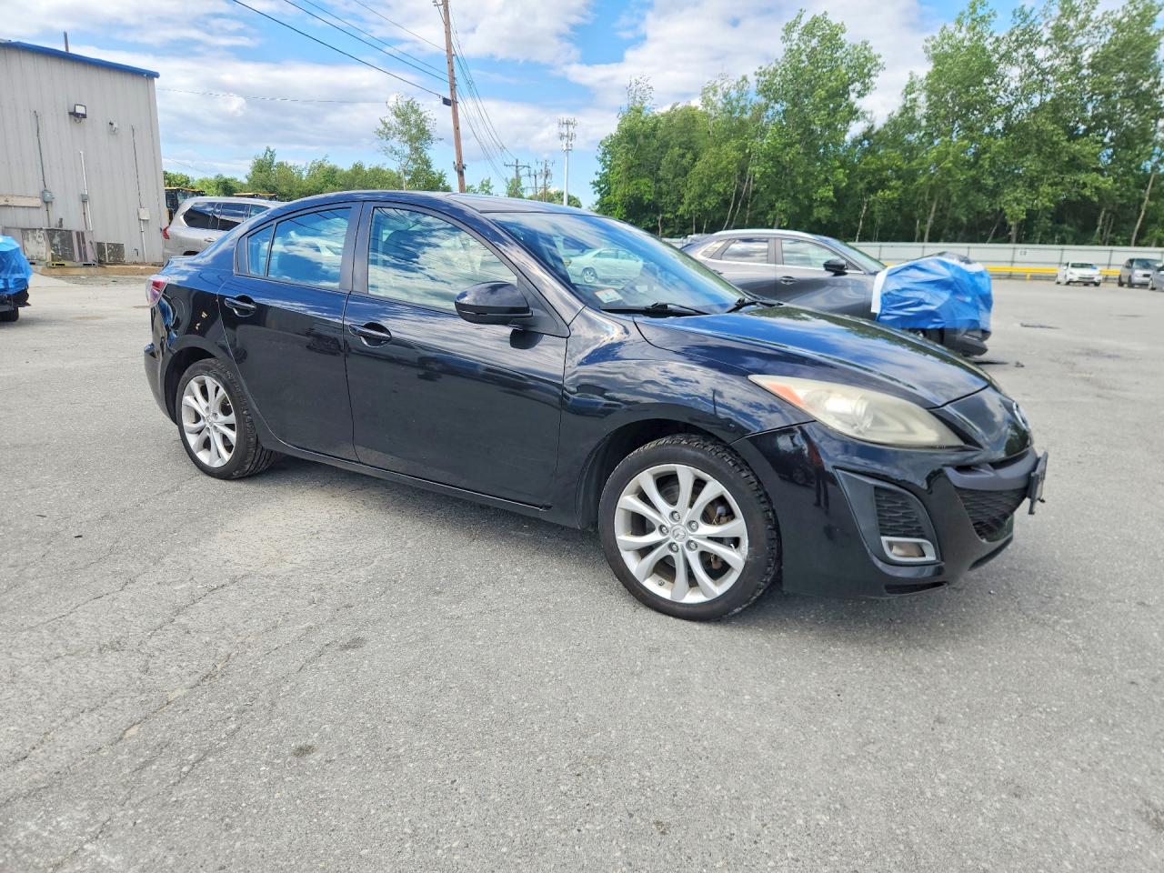 2011 Mazda 3 S Черный vin: JM1BL1W61B1377404