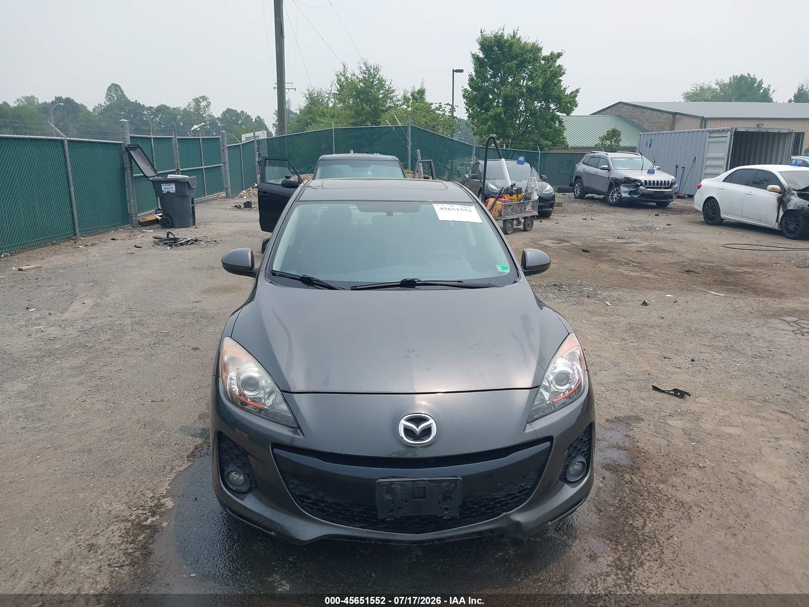 2012 Mazda Mazda3 S Grand Touring Gray vin: JM1BL1W61C1512317