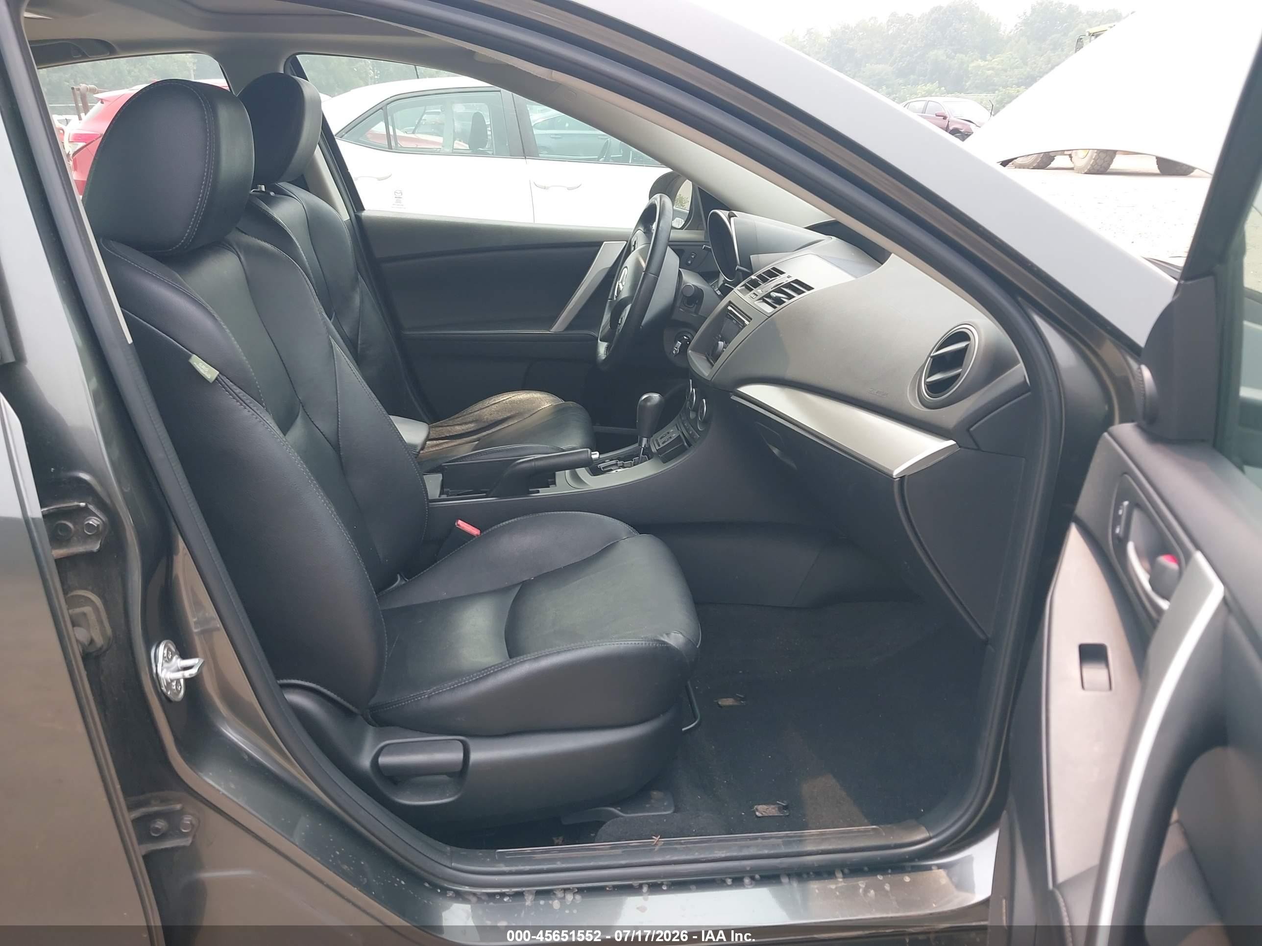 2012 Mazda Mazda3 S Grand Touring Gray vin: JM1BL1W61C1512317