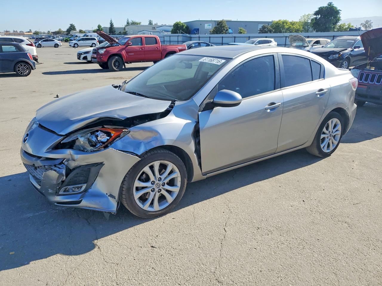 2011 Mazda 3 S Silver vin: JM1BL1W62B1411835