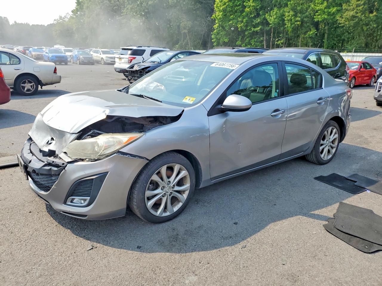 2011 Mazda 3 S Серебряный vin: JM1BL1W65B1365174