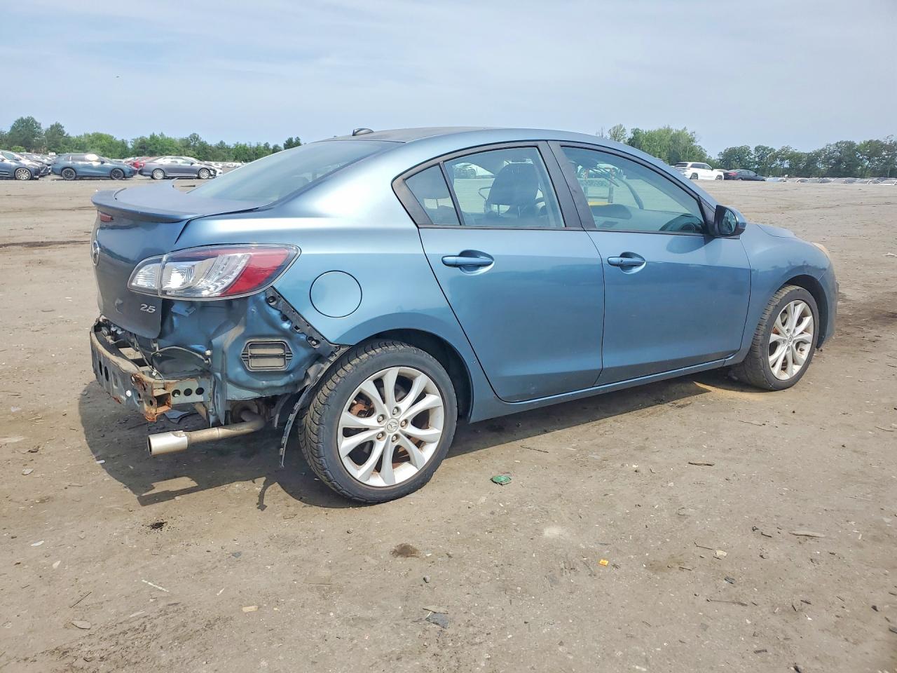 2011 Mazda 3 S Blue vin: JM1BL1W67B1406355