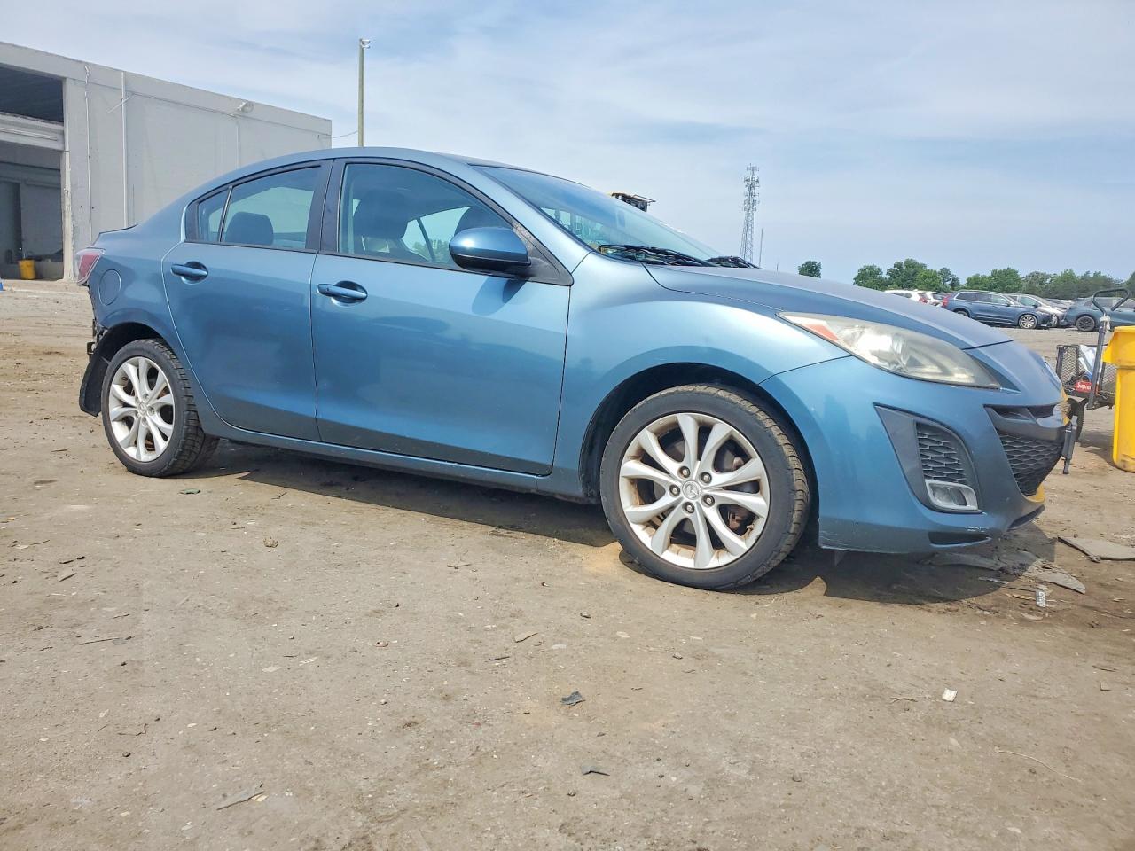 2011 Mazda 3 S Blue vin: JM1BL1W67B1406355