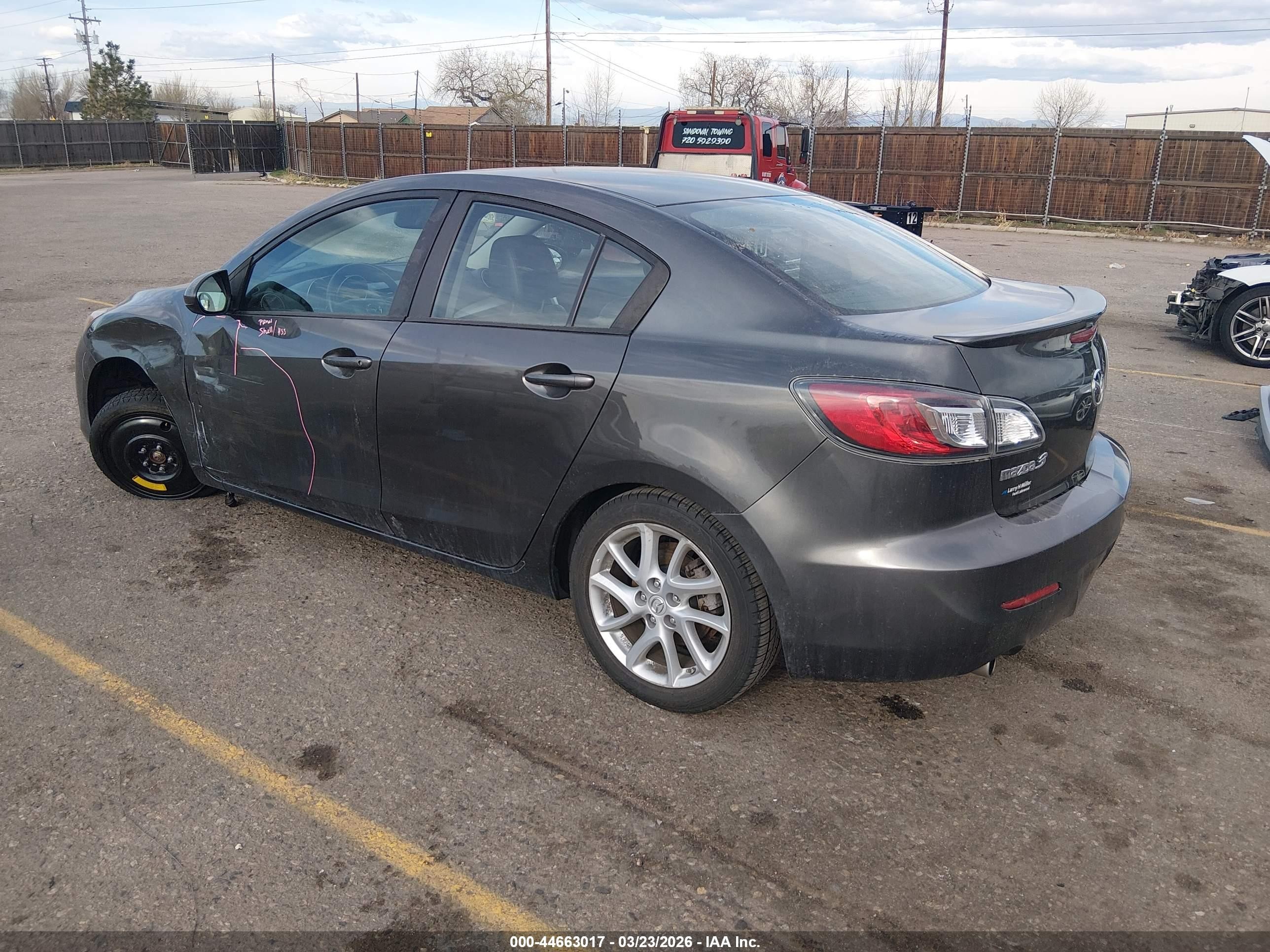 2012 Mazda 3 S Серый vin: JM1BL1W67C1502925
