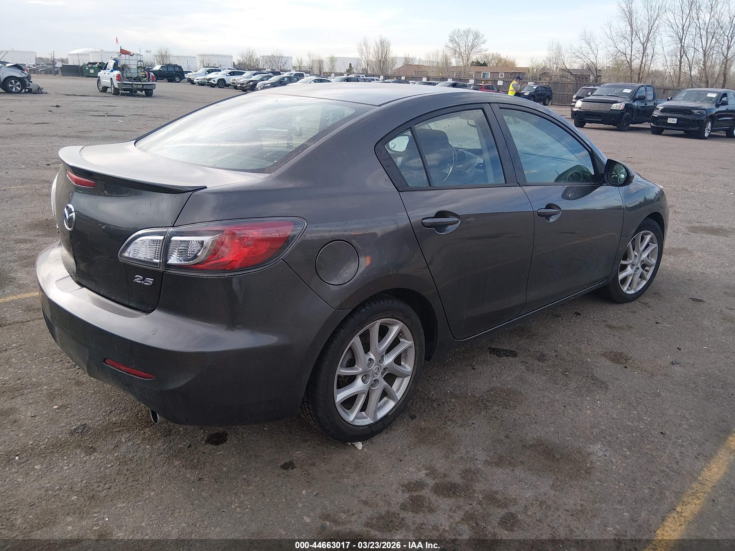 2012 Mazda 3 S Серый vin: JM1BL1W67C1502925