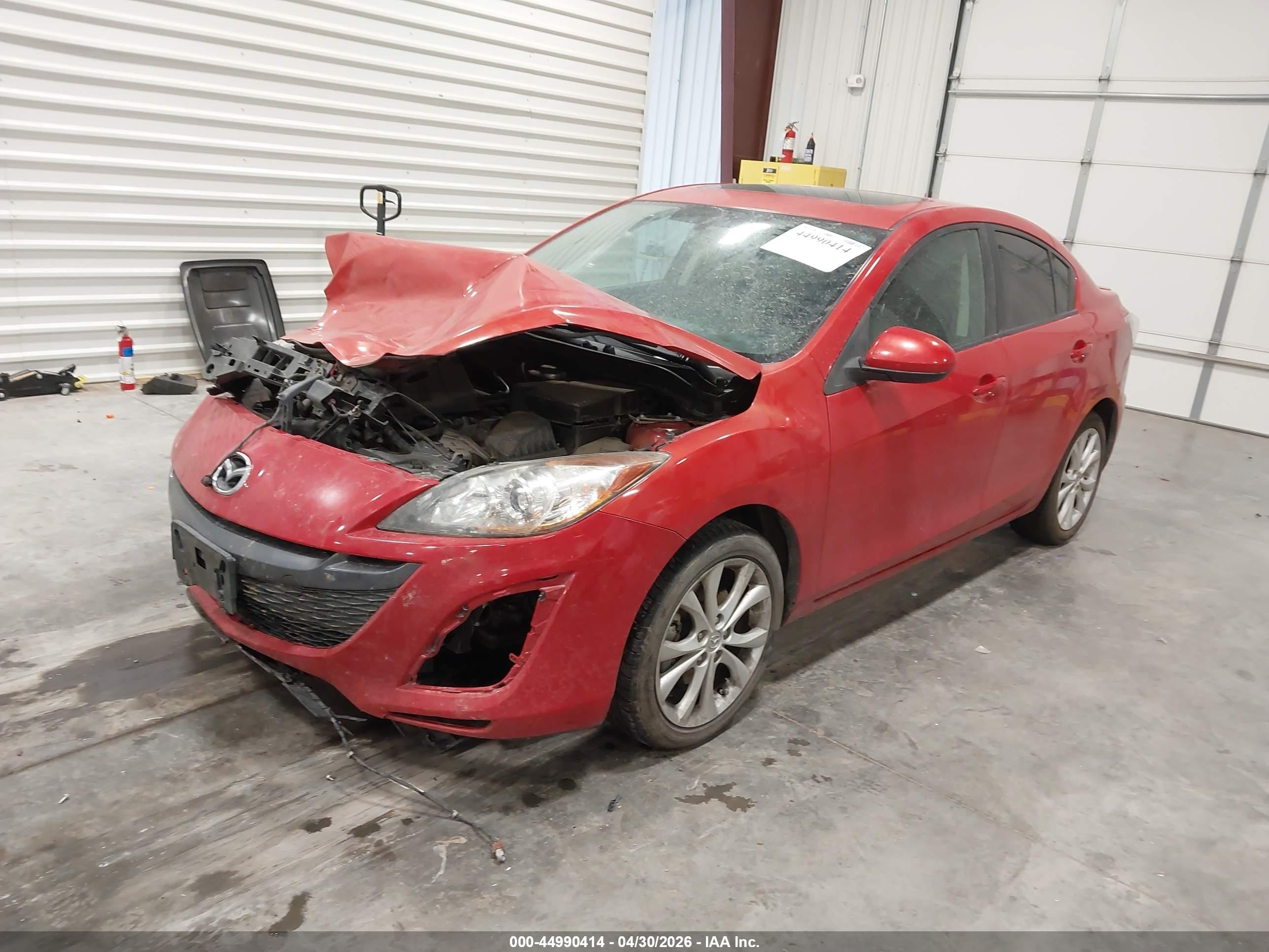 2011 Mazda Mazda3 S Grand Touring Red vin: JM1BL1W6XB1479459