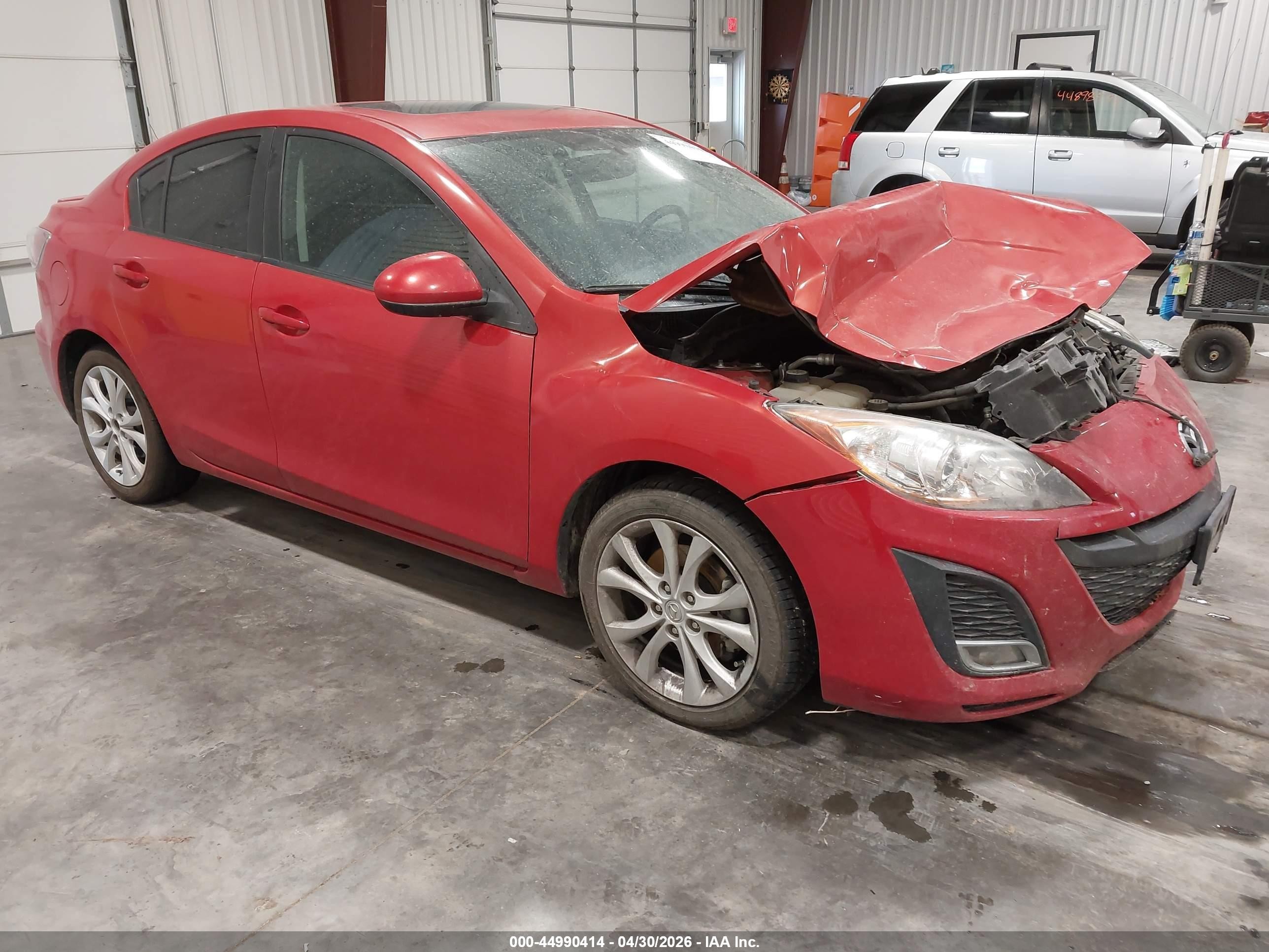 2011 Mazda Mazda3 S Grand Touring Red vin: JM1BL1W6XB1479459