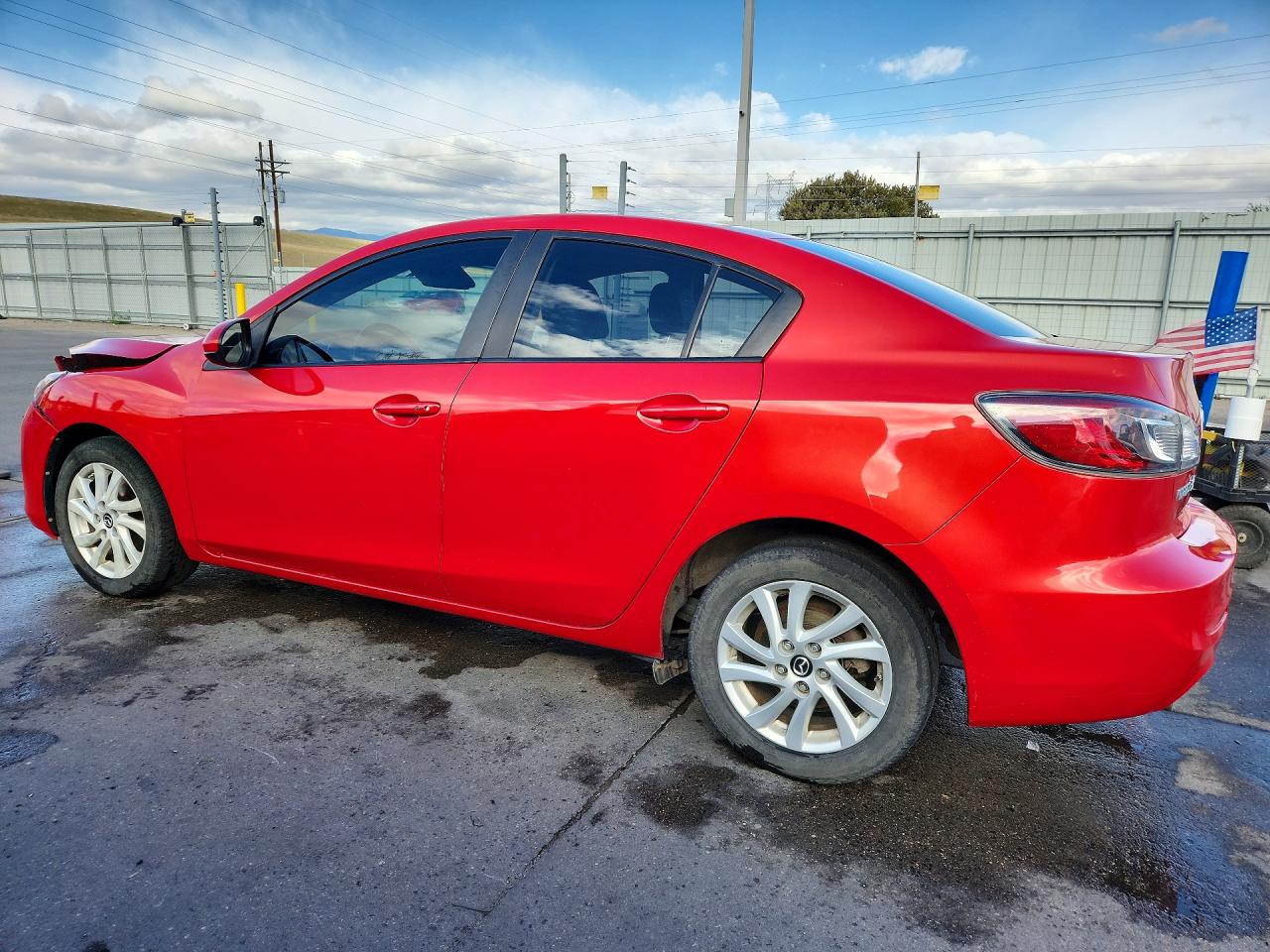 2013 Mazda 3 I Red vin: JM1BL1W70D1751660