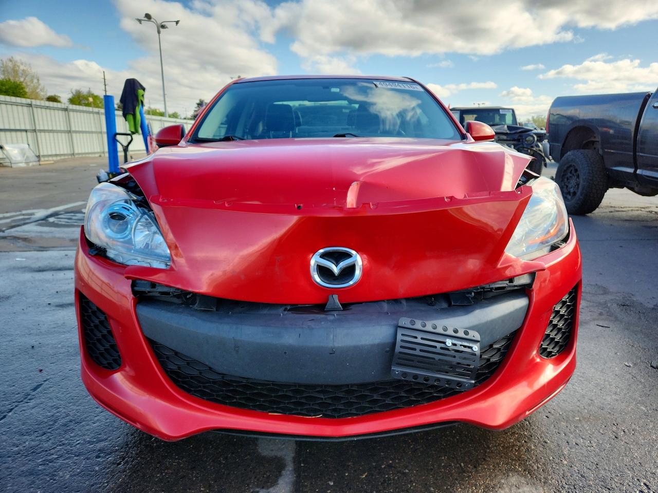 2013 Mazda 3 I Red vin: JM1BL1W70D1751660