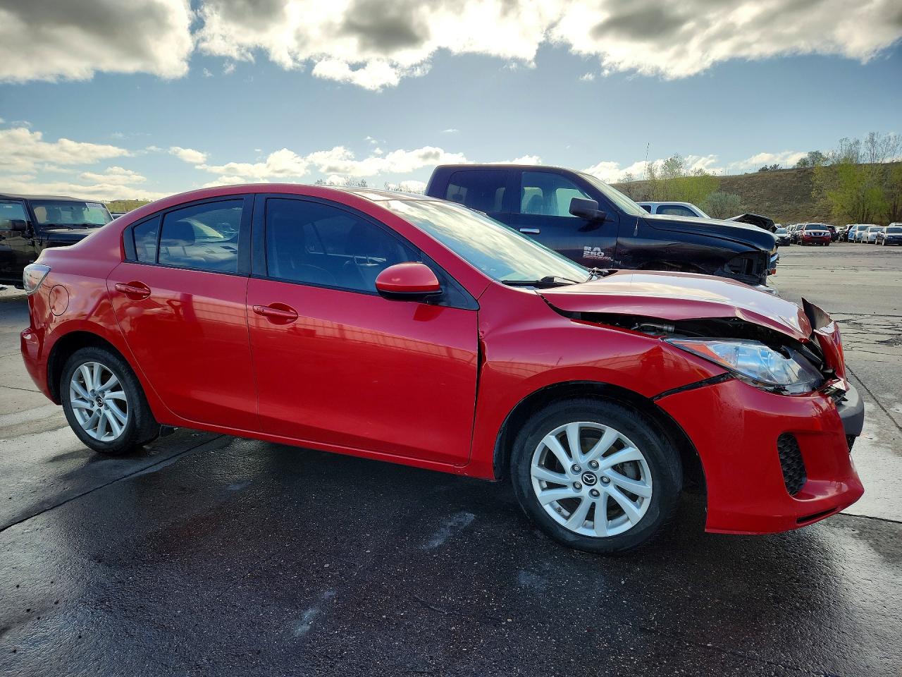 2013 Mazda 3 I Red vin: JM1BL1W70D1751660
