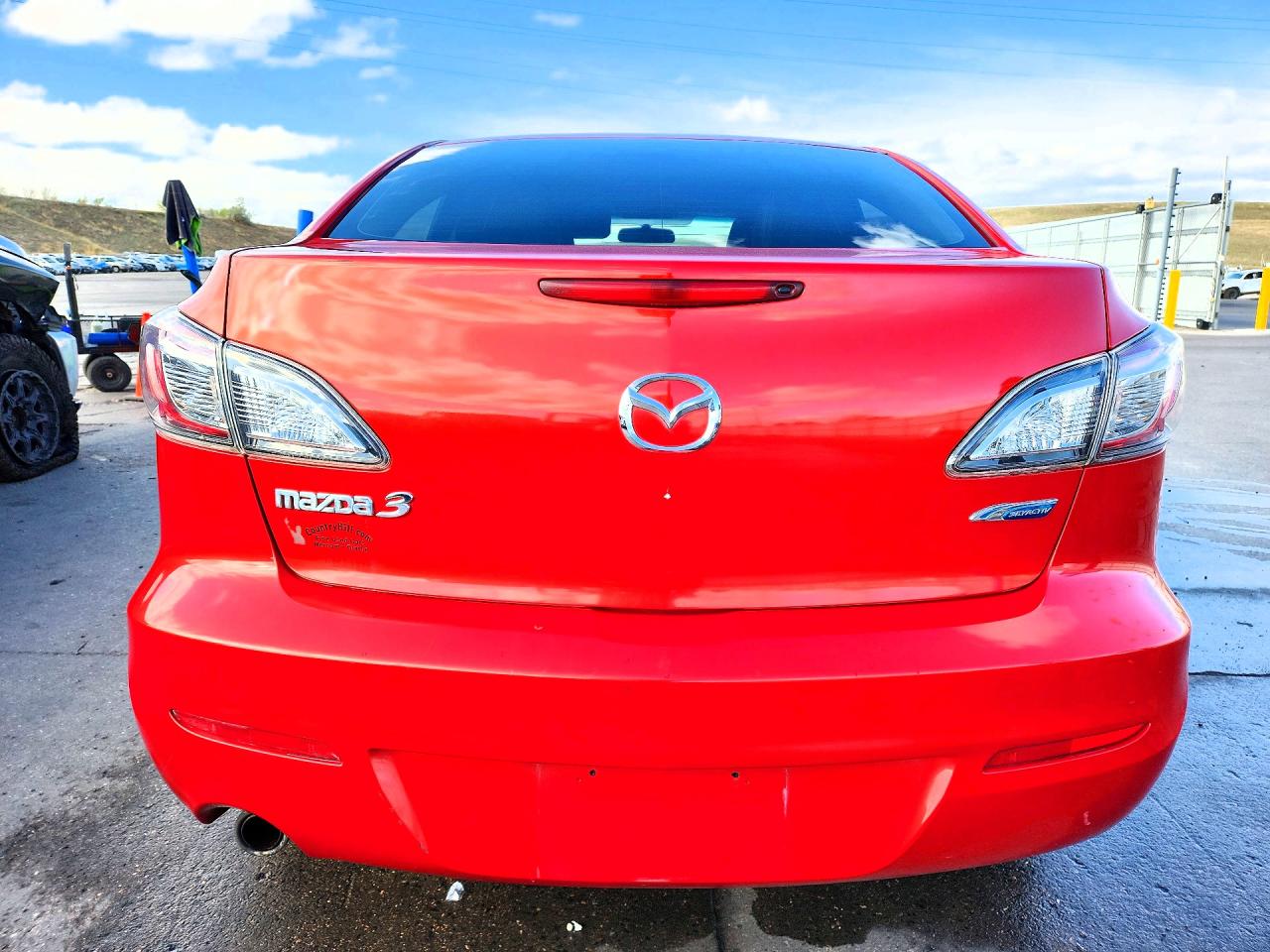 2013 Mazda 3 I Red vin: JM1BL1W70D1751660