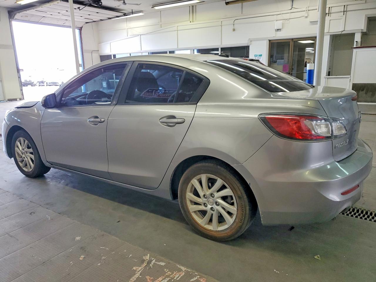 2012 Mazda 3 I Gray vin: JM1BL1W72C1629283
