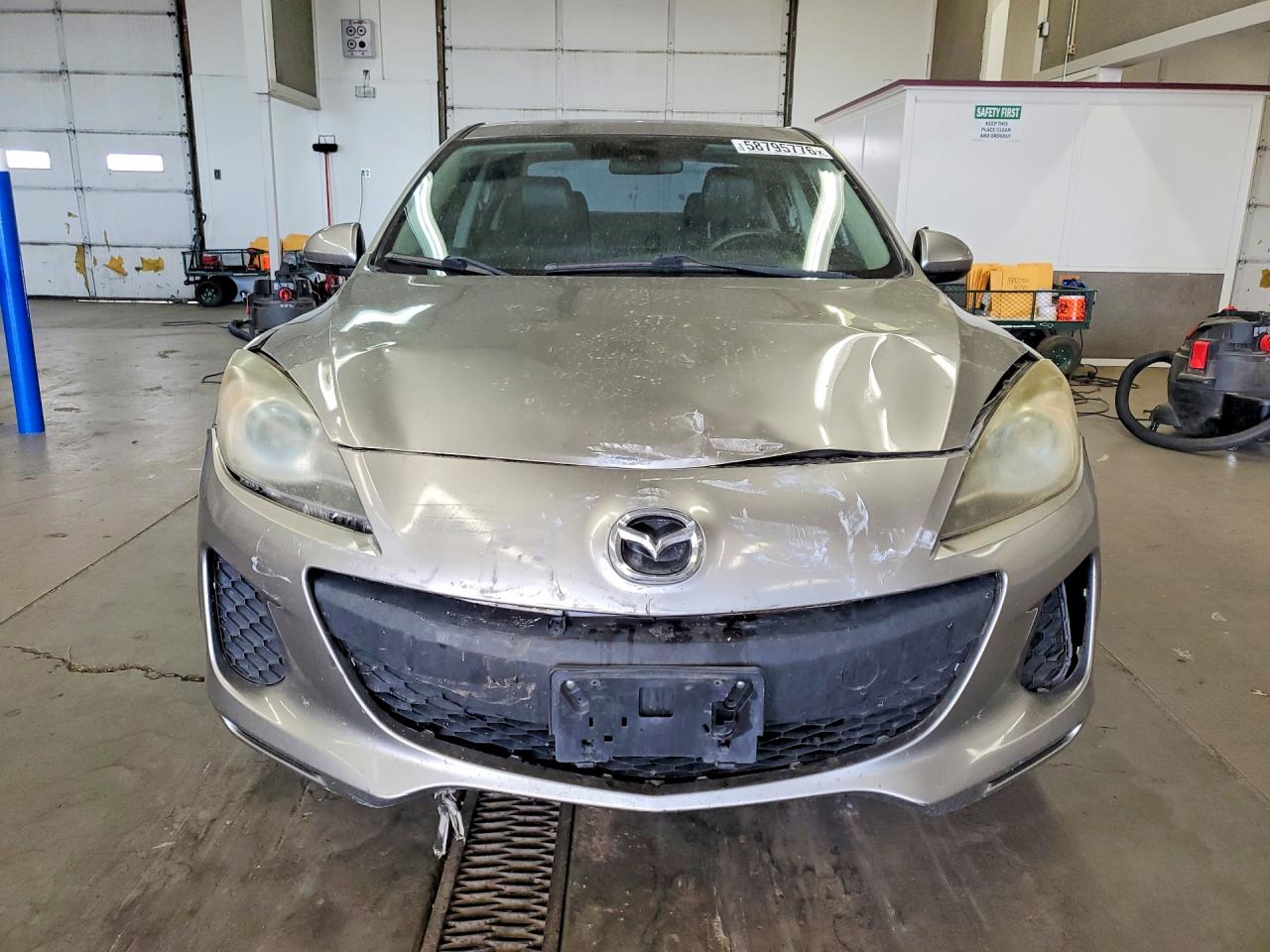 2012 Mazda 3 I Gray vin: JM1BL1W72C1629283