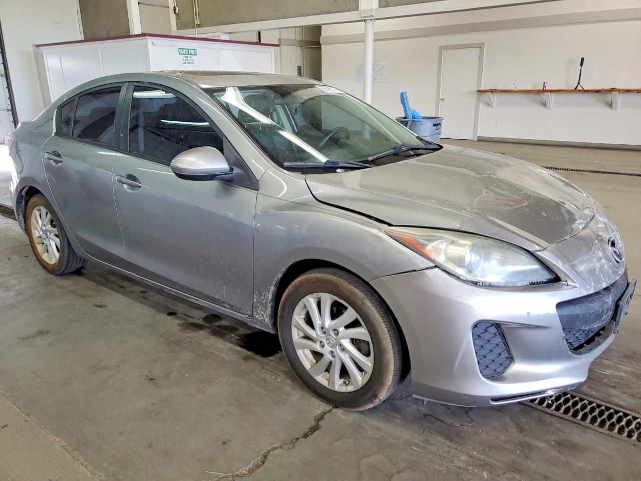 2012 Mazda 3 I Gray vin: JM1BL1W72C1629283