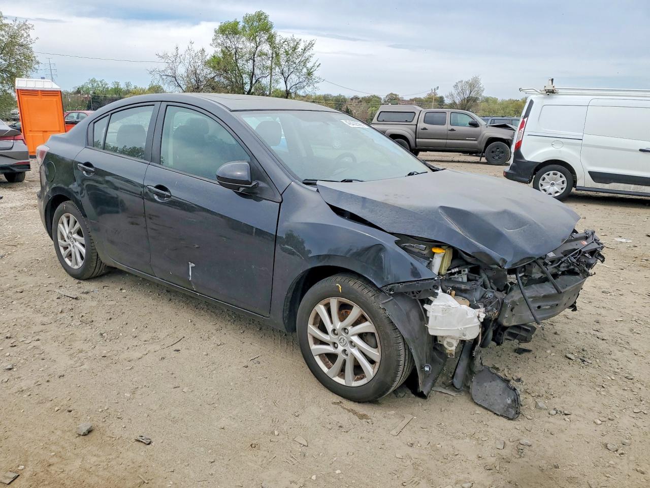 2012 Mazda 3 I Black vin: JM1BL1W72C1642034