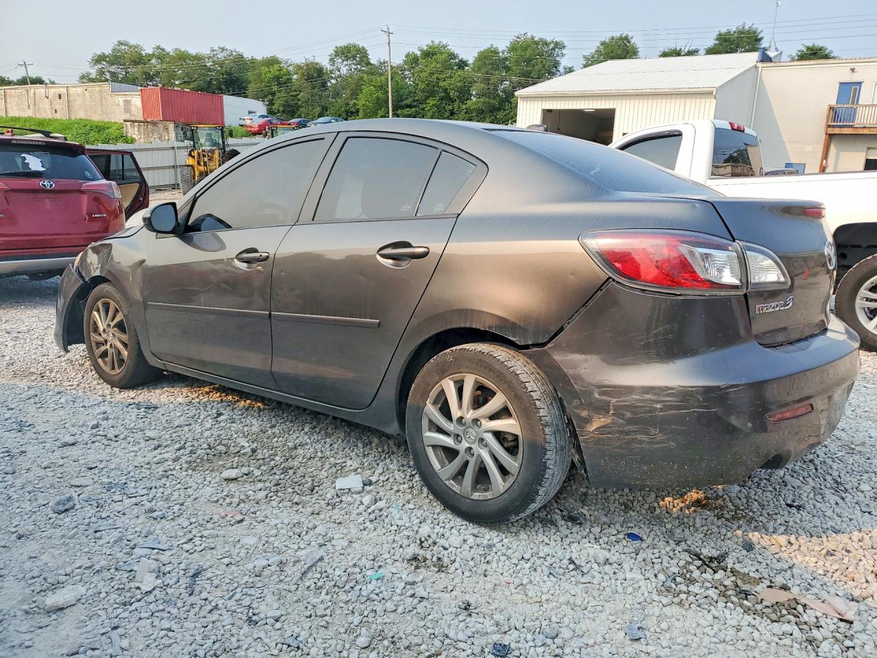 2012 Mazda 3 I Gray vin: JM1BL1W72C1697406