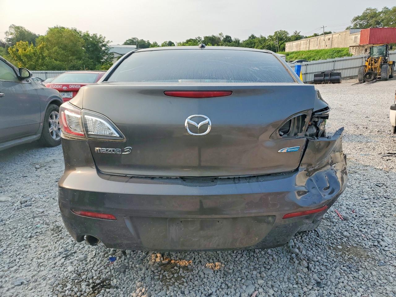 2012 Mazda 3 I Gray vin: JM1BL1W72C1697406