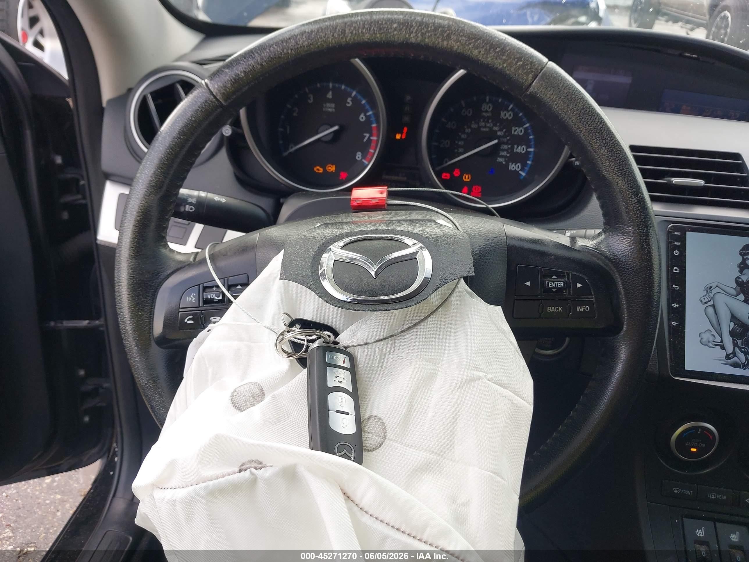 2013 Mazda Mazda3 I Grand Touring Black vin: JM1BL1W73D1751927