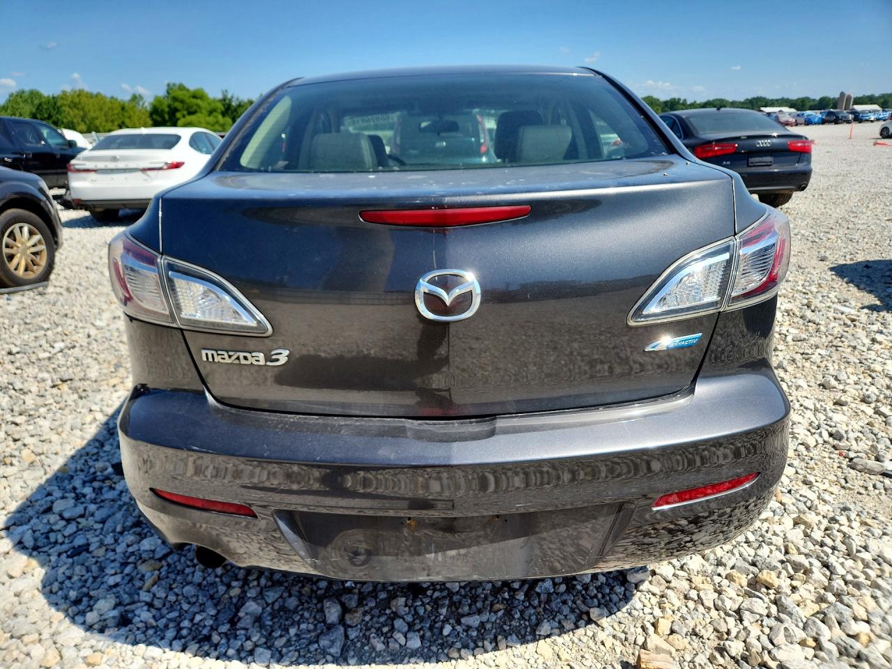 2012 Mazda 3 I Gray vin: JM1BL1W74C1696466