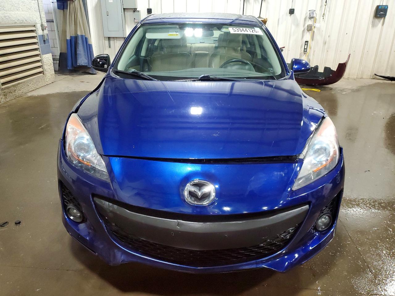 2012 Mazda 3 I Blue vin: JM1BL1W76C1606573