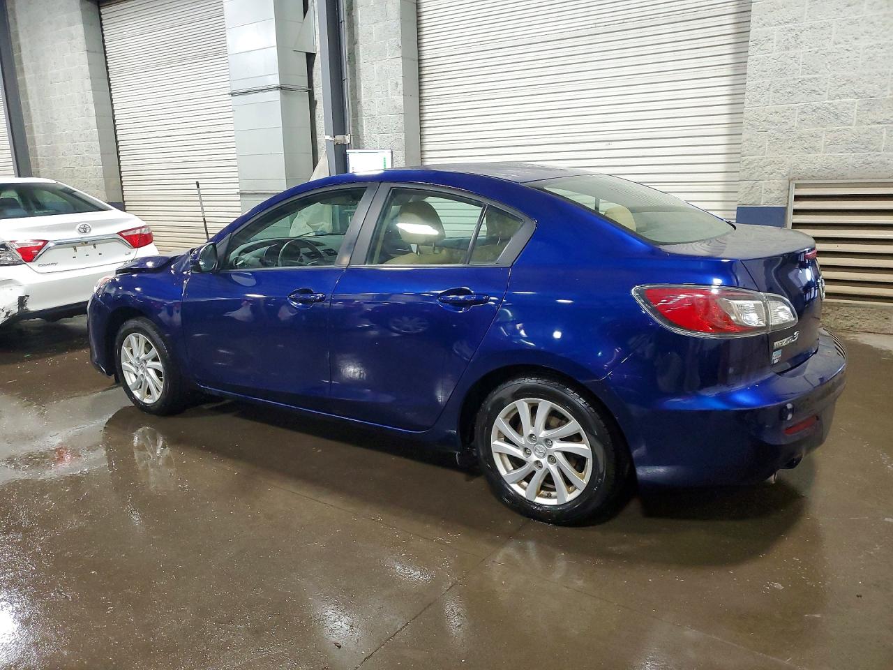 2012 Mazda 3 I Blue vin: JM1BL1W76C1606573