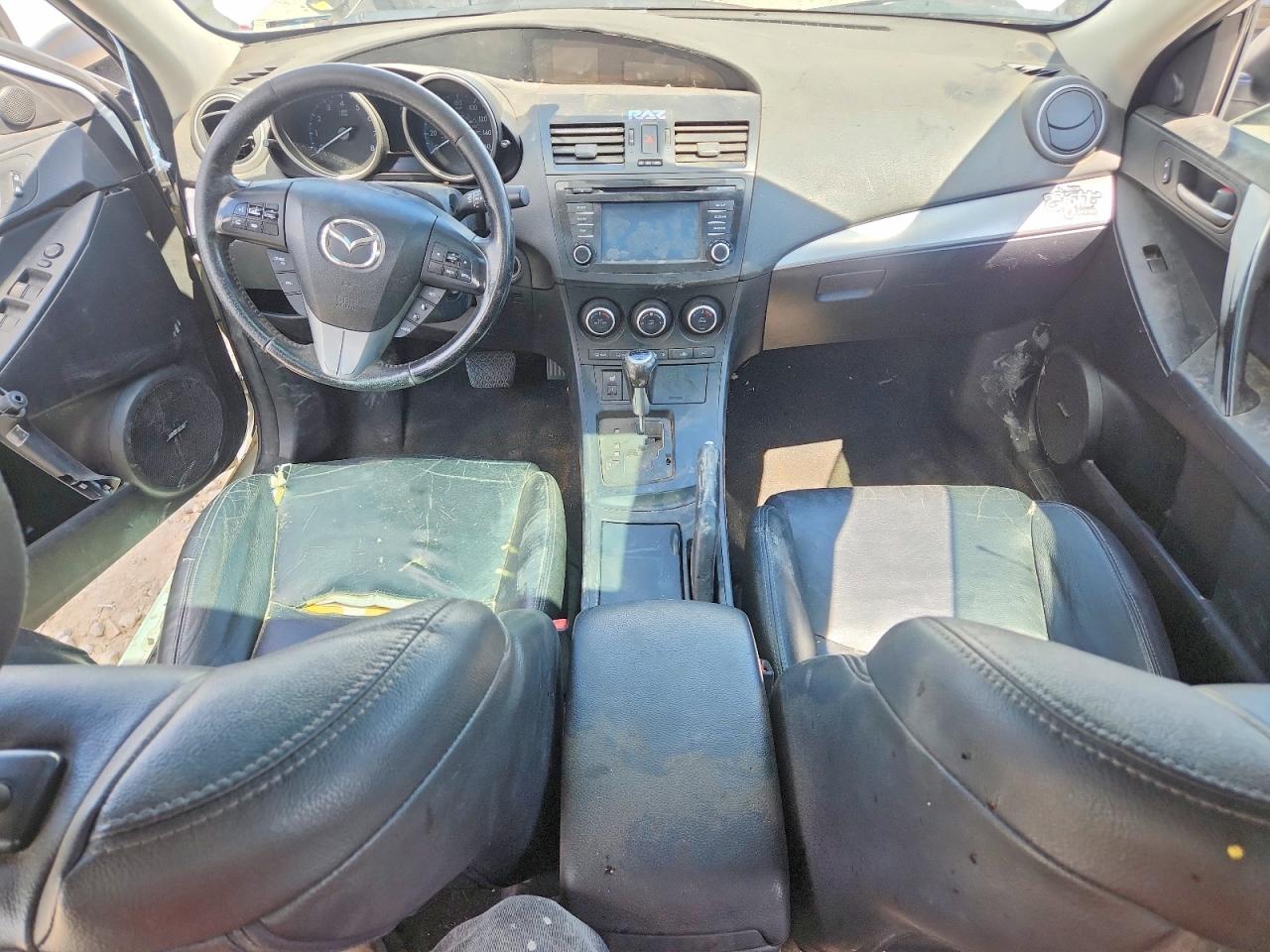 2013 Mazda 3 I White vin: JM1BL1W76D1791306