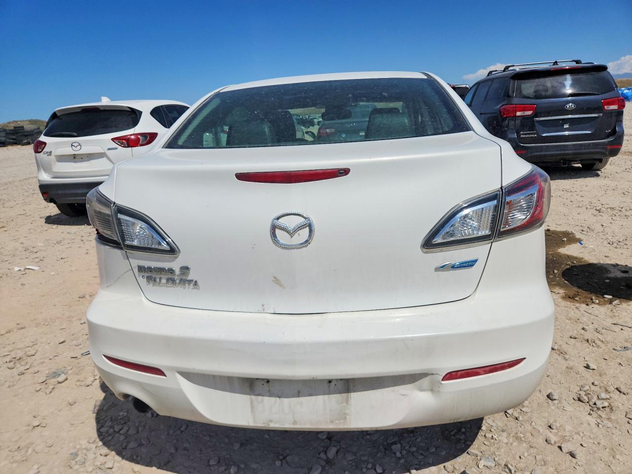 2013 Mazda 3 I White vin: JM1BL1W76D1791306