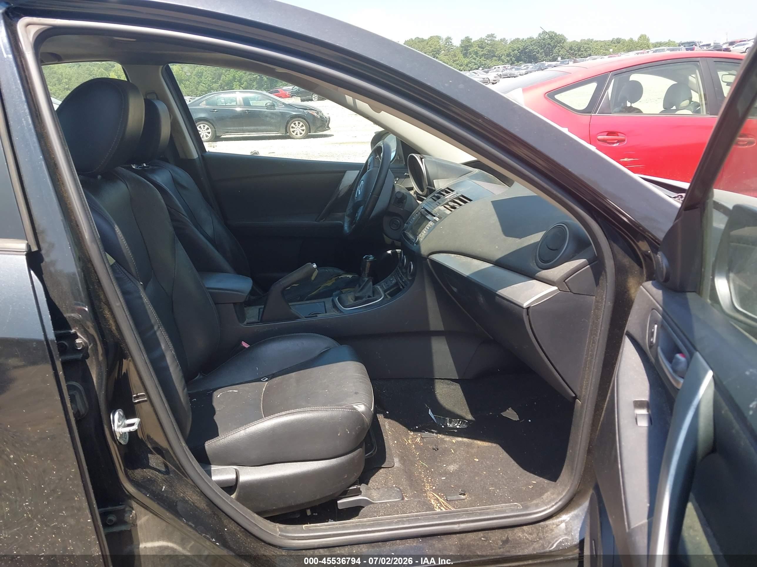 2013 Mazda Mazda3 I Grand Touring Gray vin: JM1BL1W77D1721703