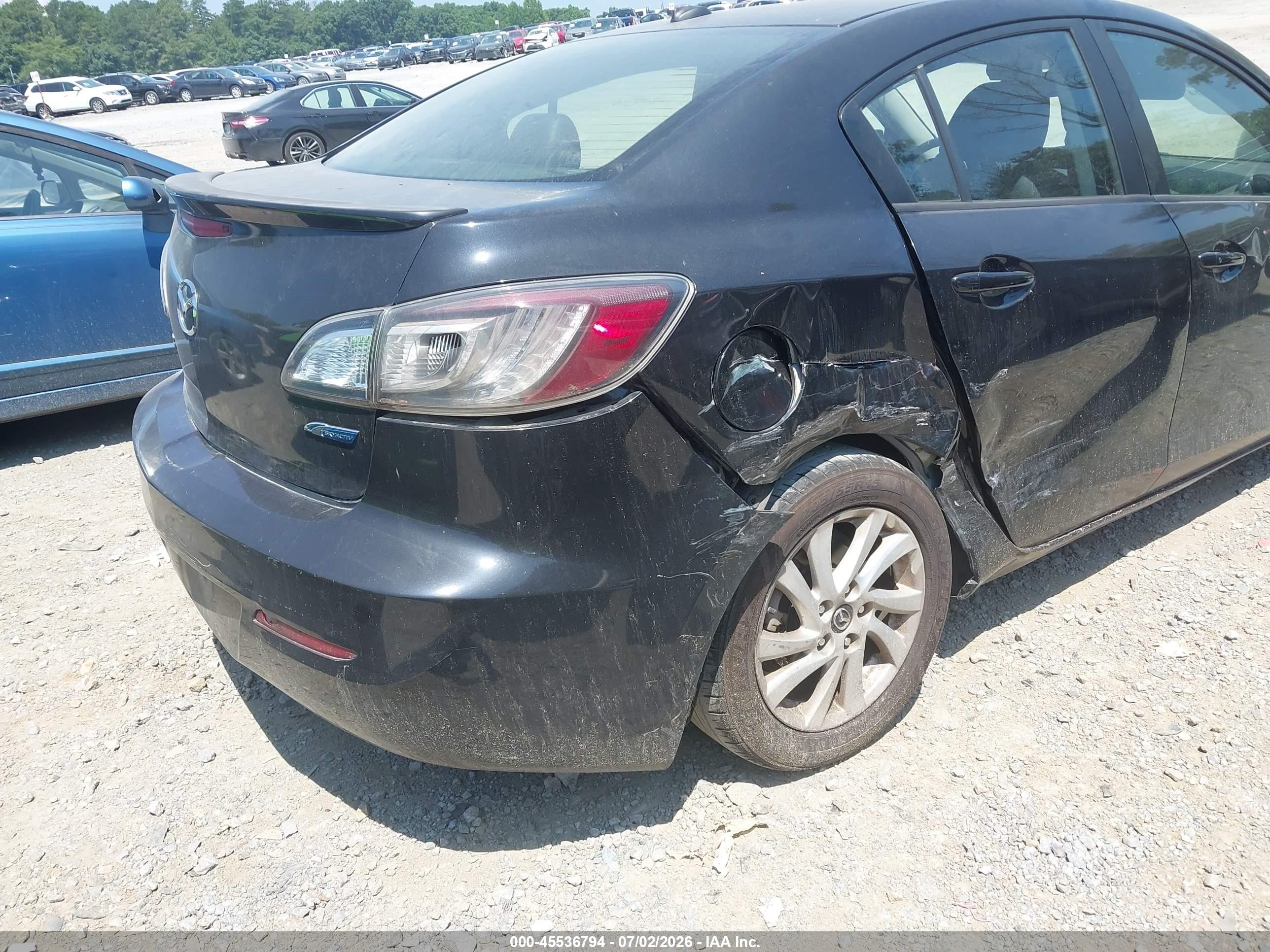 2013 Mazda Mazda3 I Grand Touring Gray vin: JM1BL1W77D1721703
