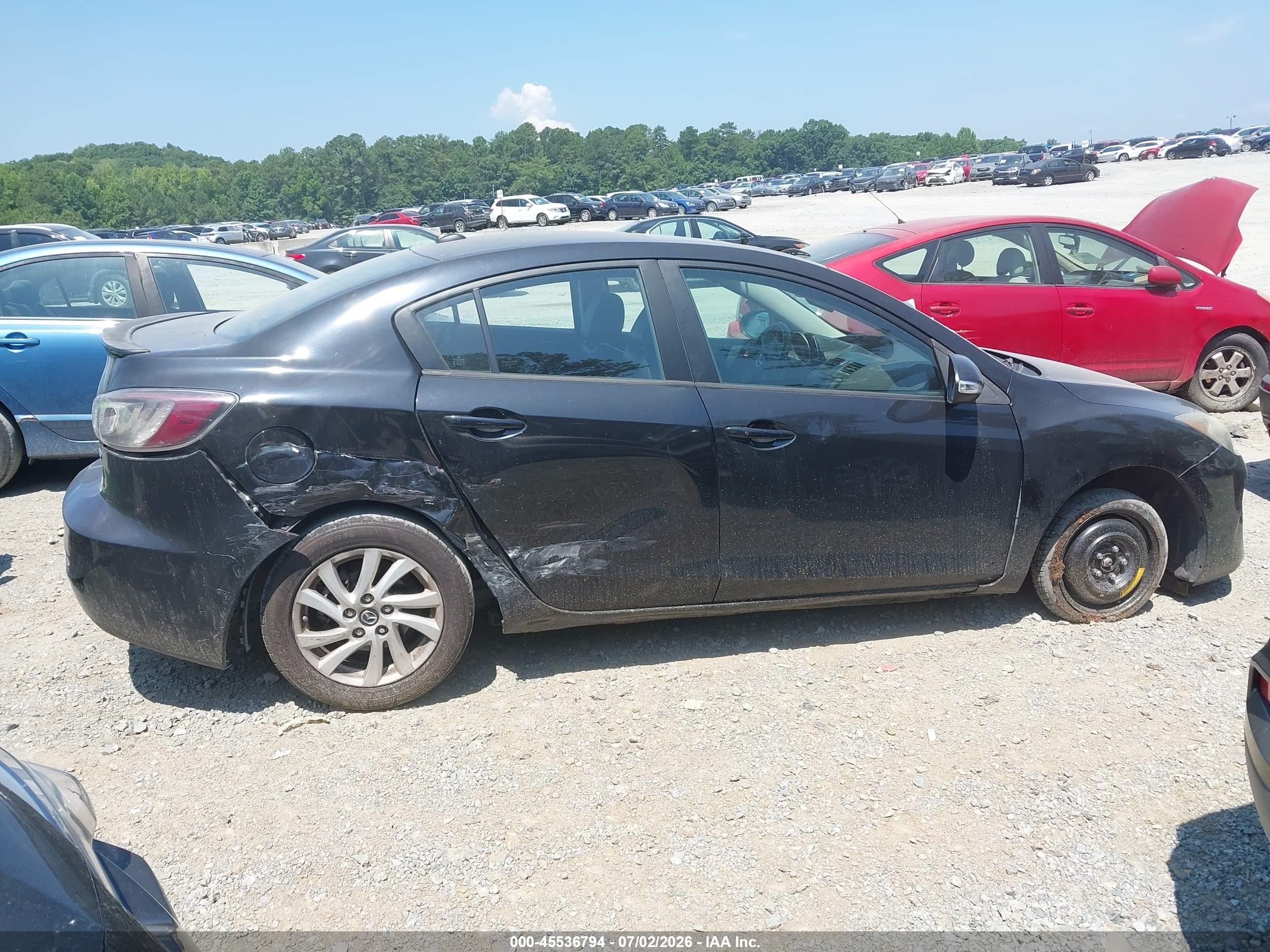 2013 Mazda Mazda3 I Grand Touring Gray vin: JM1BL1W77D1721703