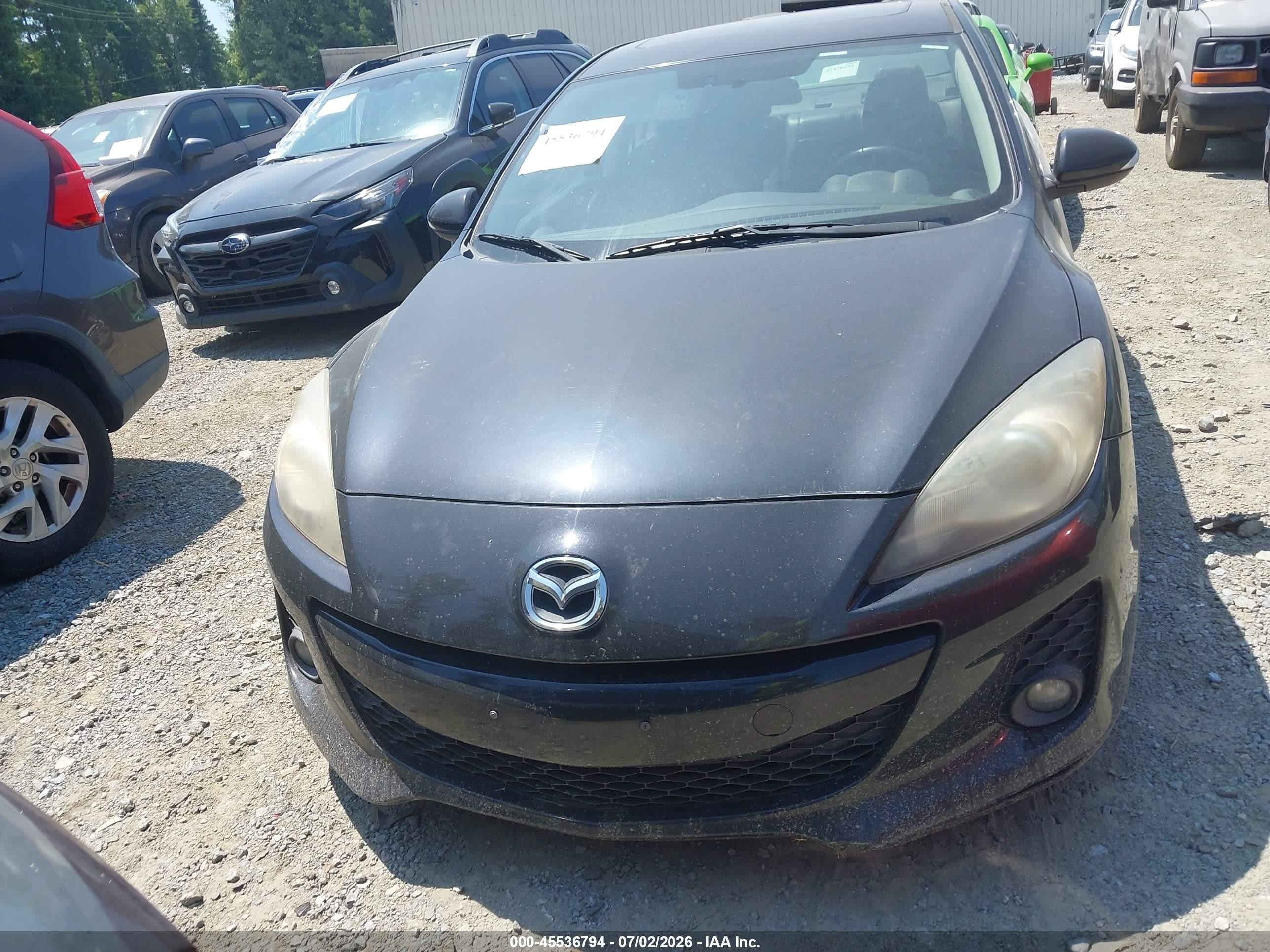 2013 Mazda Mazda3 I Grand Touring Gray vin: JM1BL1W77D1721703