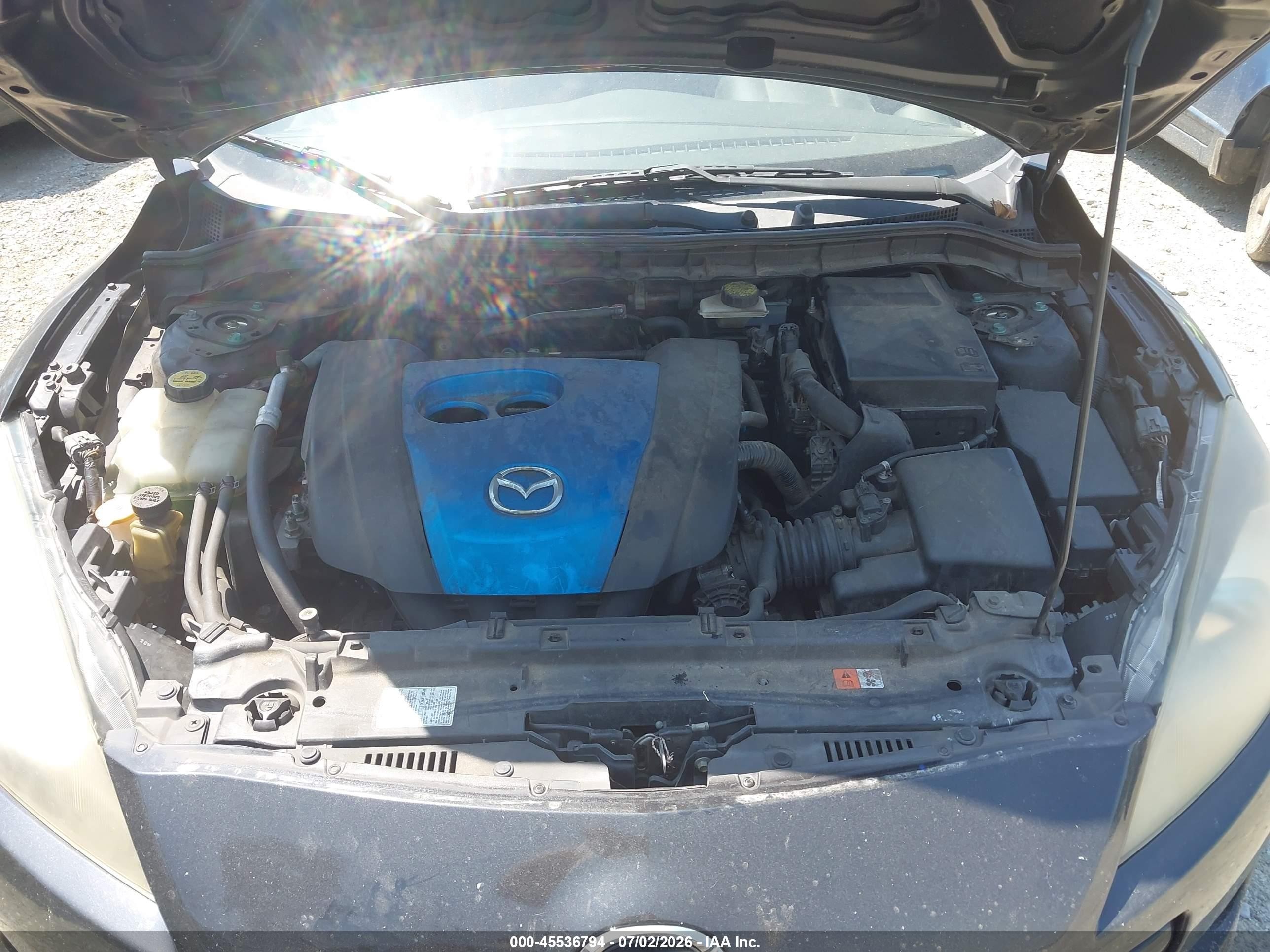 2013 Mazda Mazda3 I Grand Touring Gray vin: JM1BL1W77D1721703
