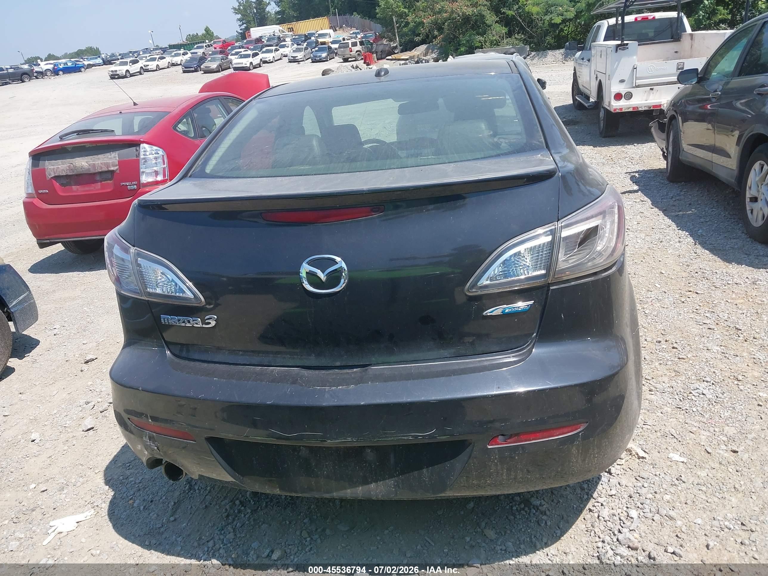 2013 Mazda Mazda3 I Grand Touring Gray vin: JM1BL1W77D1721703
