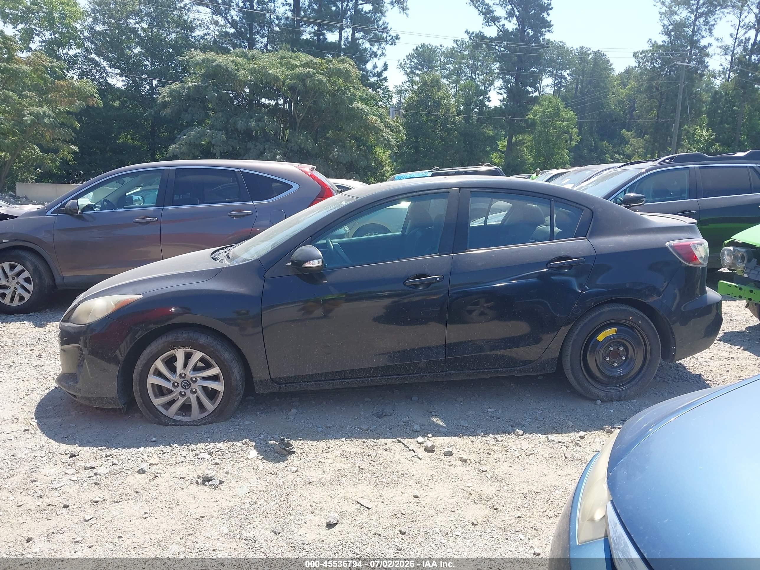 2013 Mazda Mazda3 I Grand Touring Gray vin: JM1BL1W77D1721703