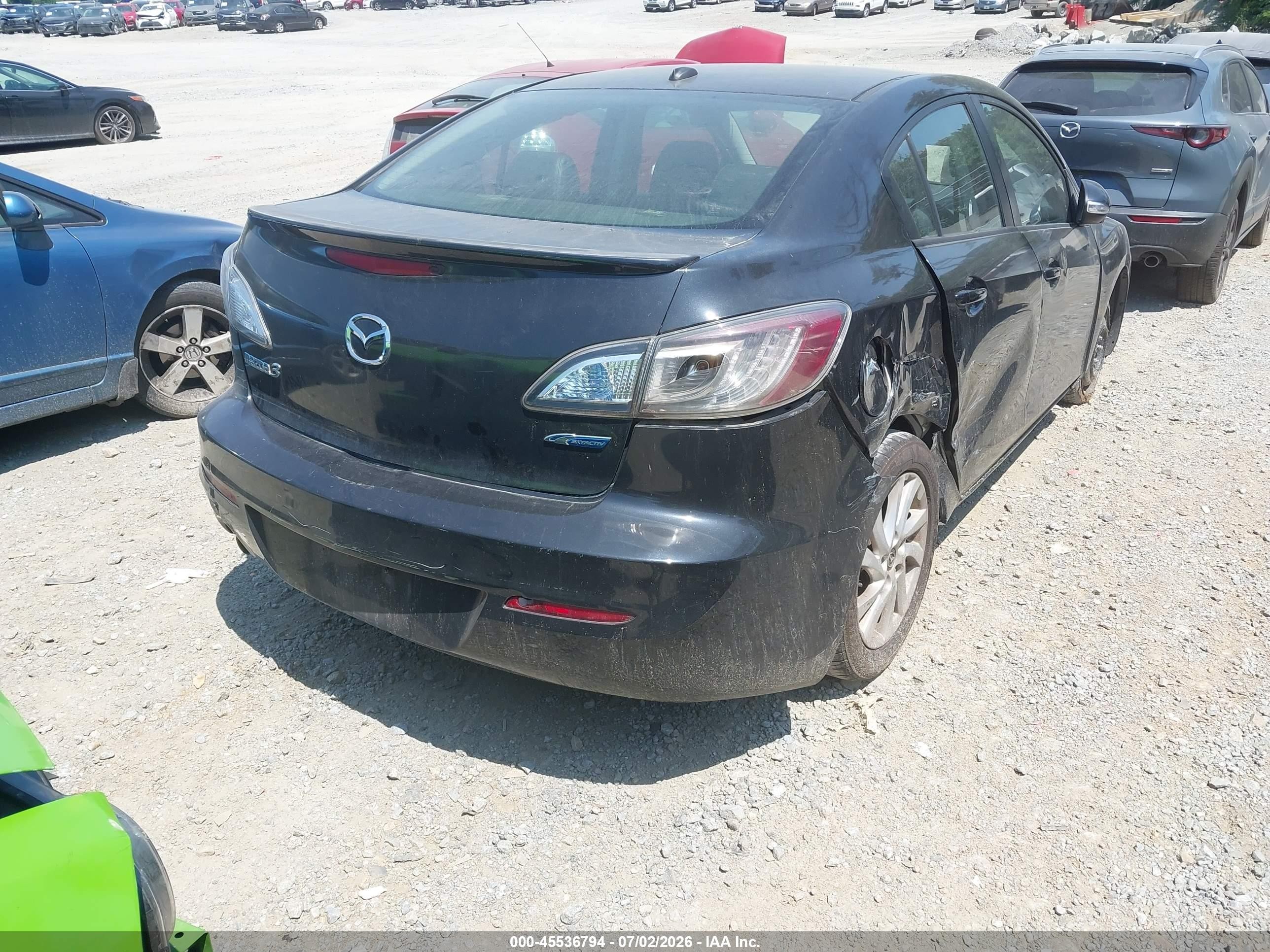 2013 Mazda Mazda3 I Grand Touring Gray vin: JM1BL1W77D1721703