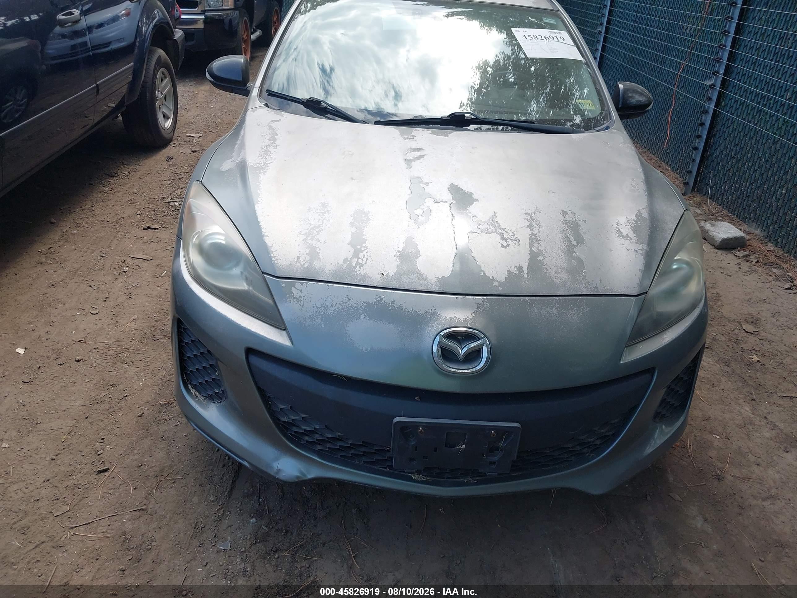 2012 Mazda Mazda3 I Grand Touring Gray vin: JM1BL1W78C1647206
