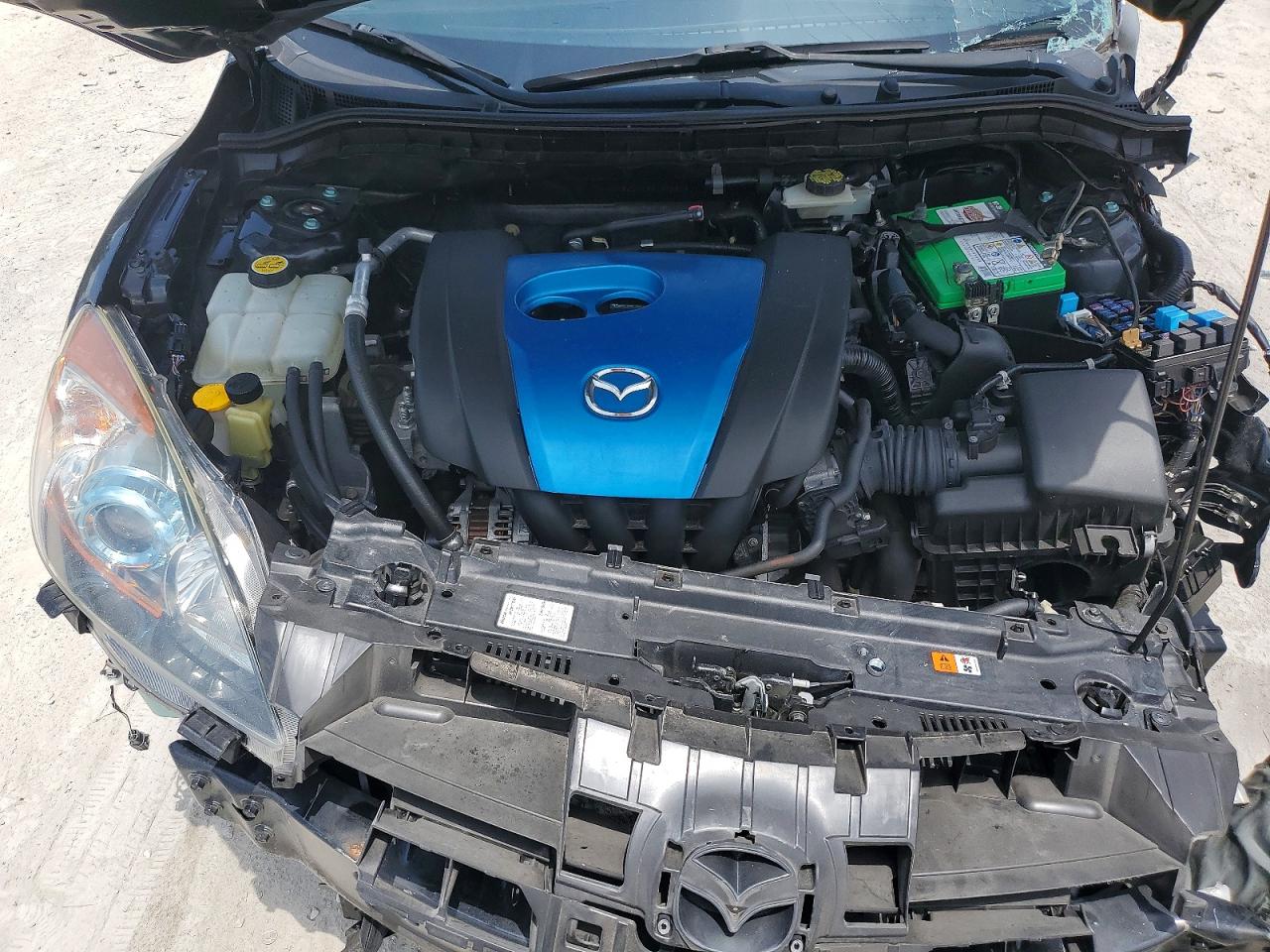 2012 Mazda 3 I Black vin: JM1BL1W78C1678519