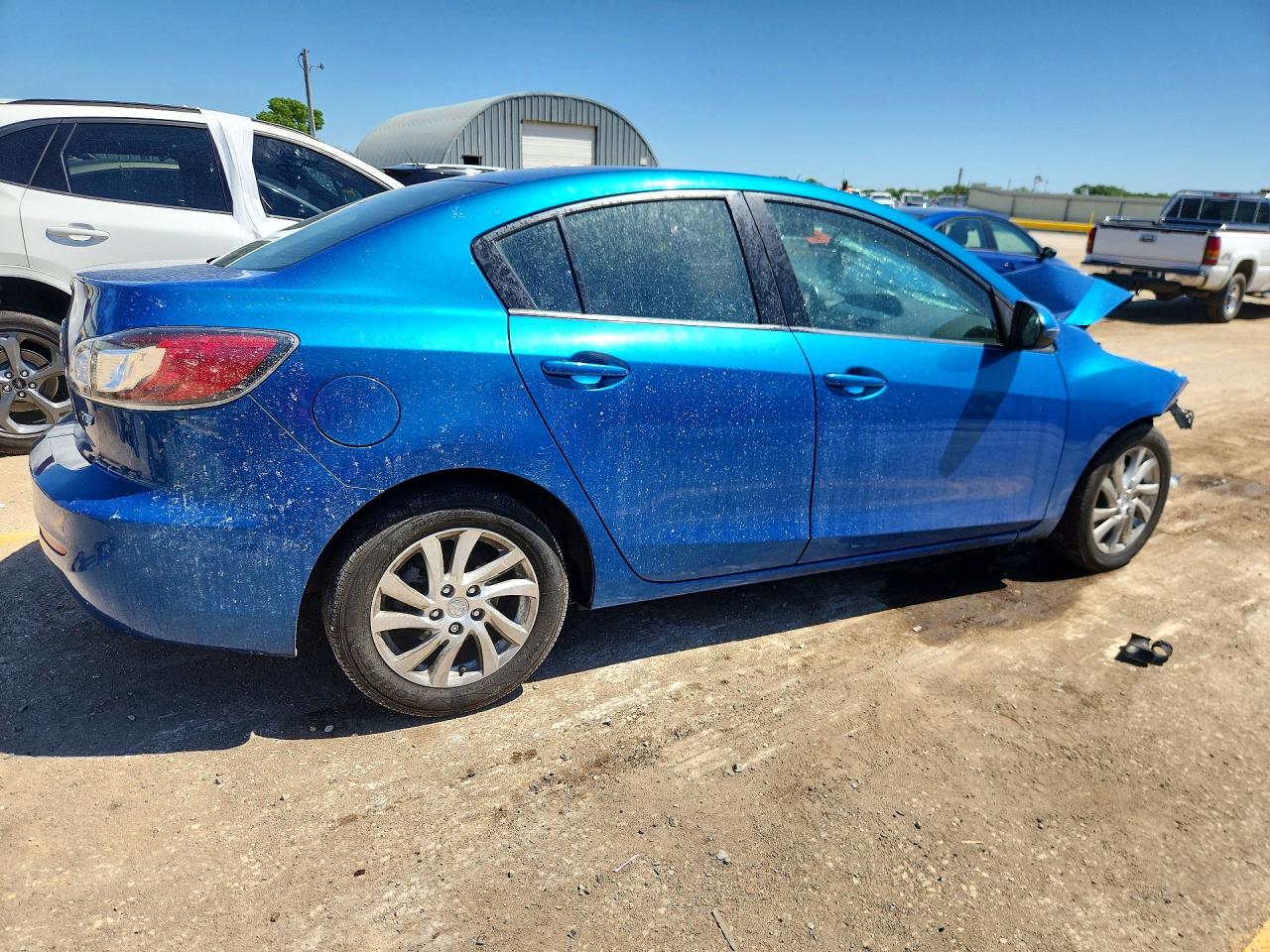 2012 Mazda 3 I Blue vin: JM1BL1W7XC1580902