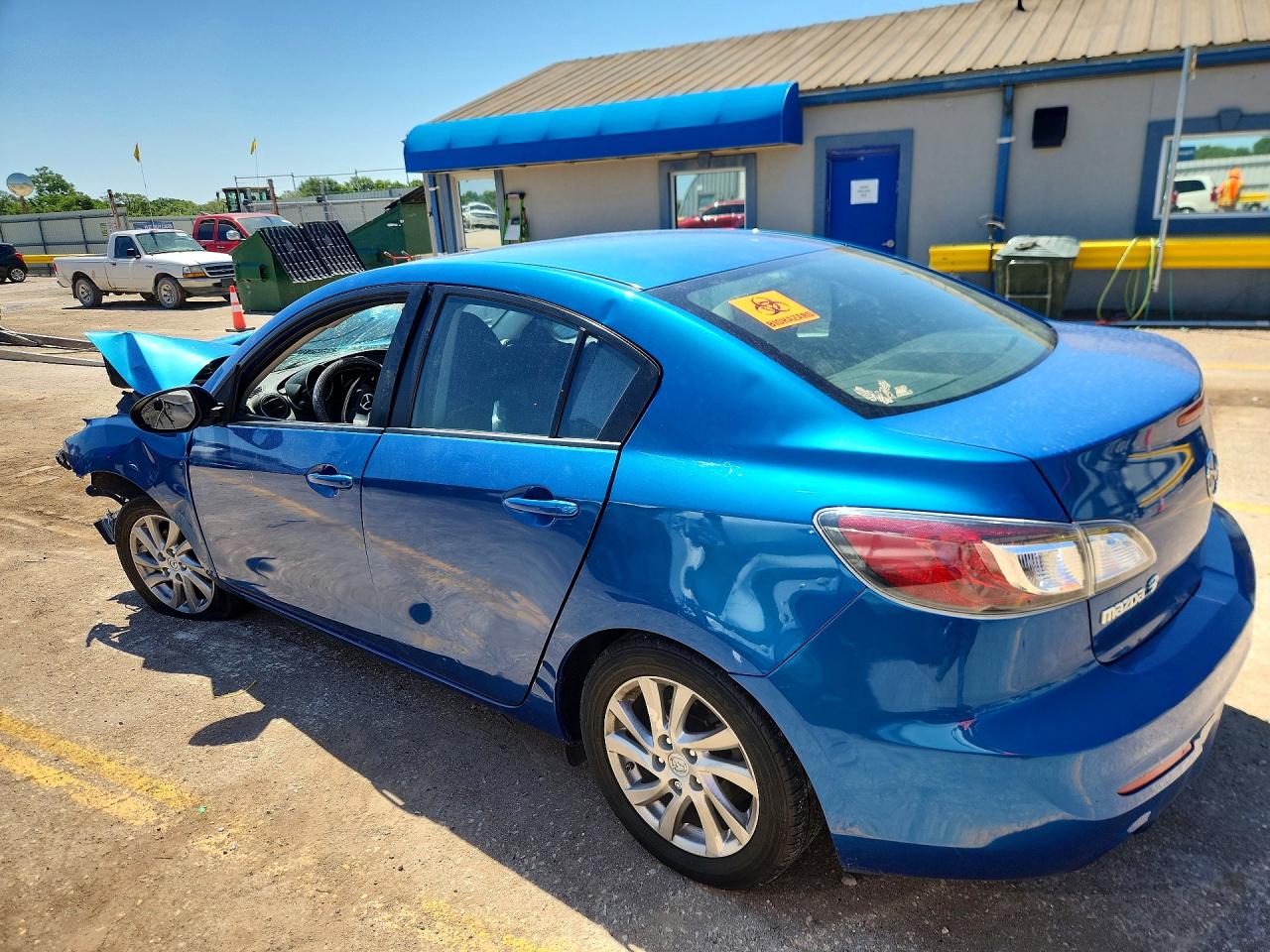2012 Mazda 3 I Blue vin: JM1BL1W7XC1580902