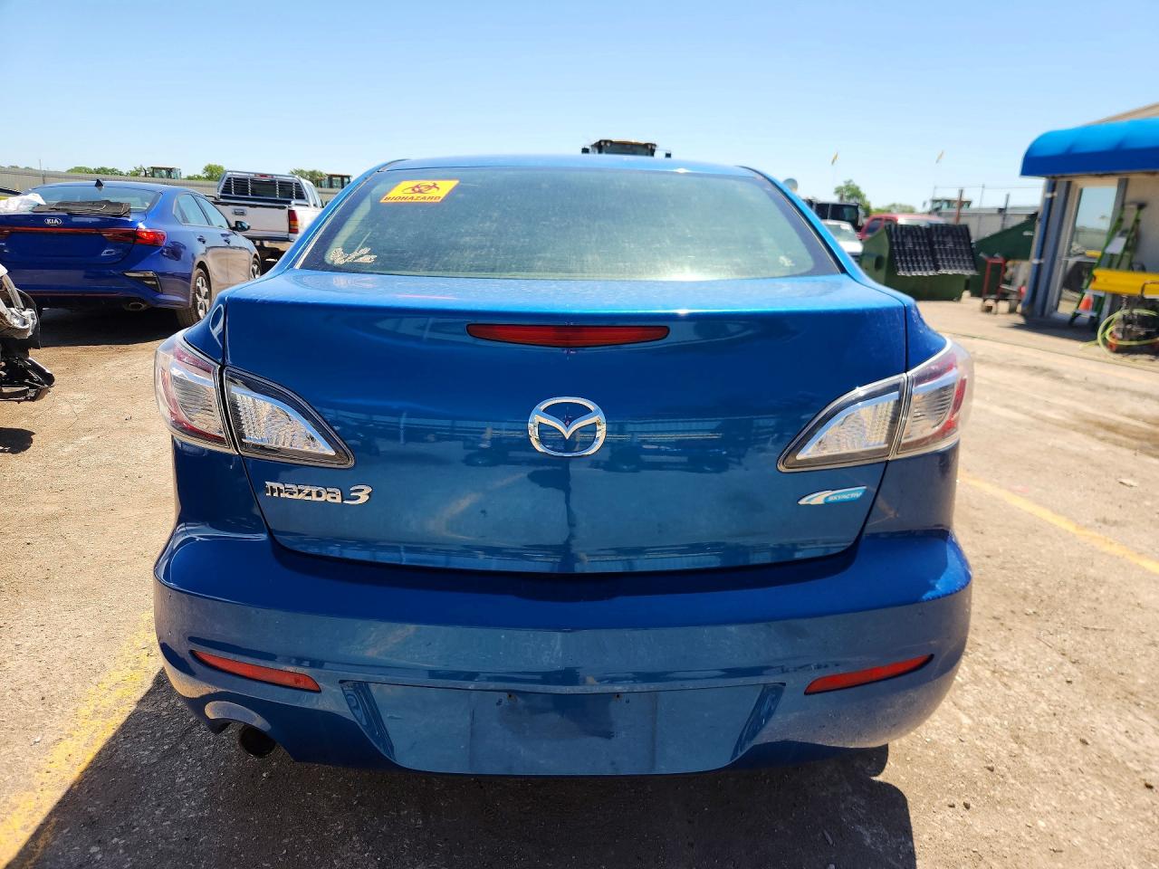 2012 Mazda 3 I Blue vin: JM1BL1W7XC1580902