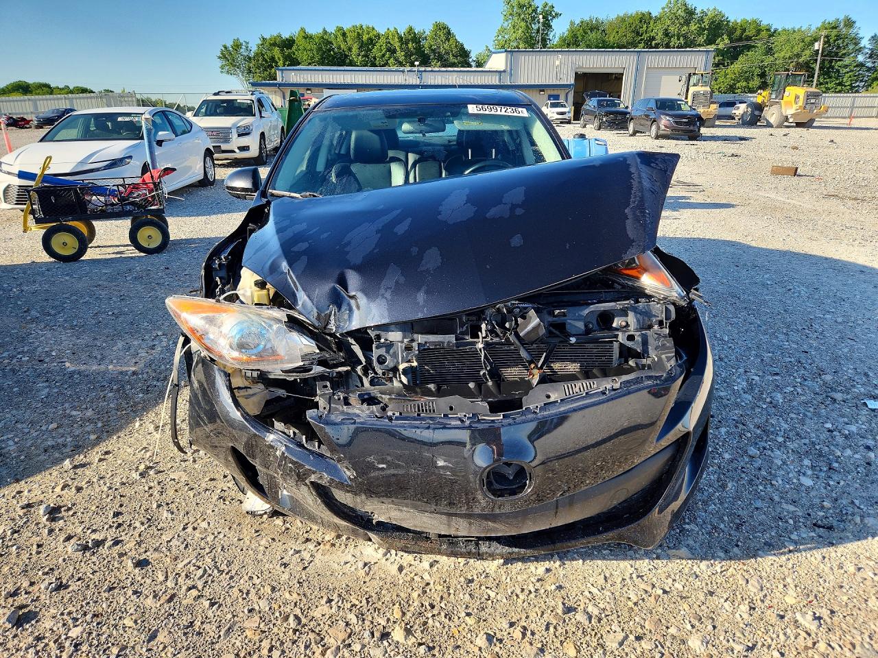 2012 Mazda 3 I Black vin: JM1BL1W7XC1671331