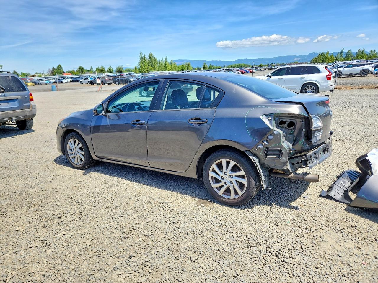 2012 Mazda 3 I Серый vin: JM1BL1W80C1560764