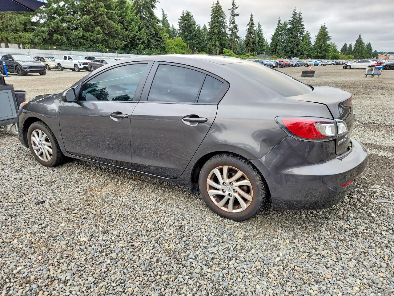 2012 Mazda 3 I Gray vin: JM1BL1W81C1675003