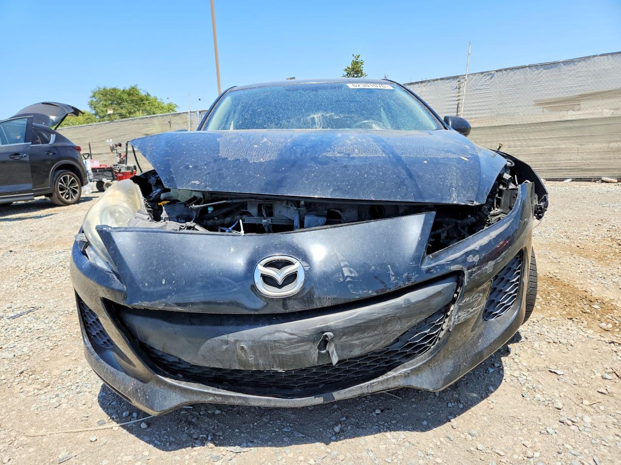 2012 Mazda 3 I Black vin: JM1BL1W82C1617708