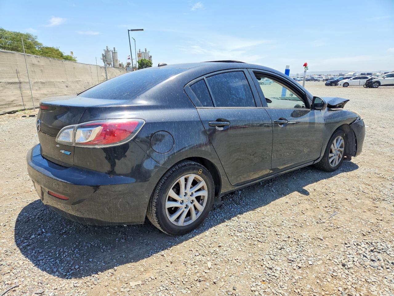 2012 Mazda 3 I Black vin: JM1BL1W82C1617708