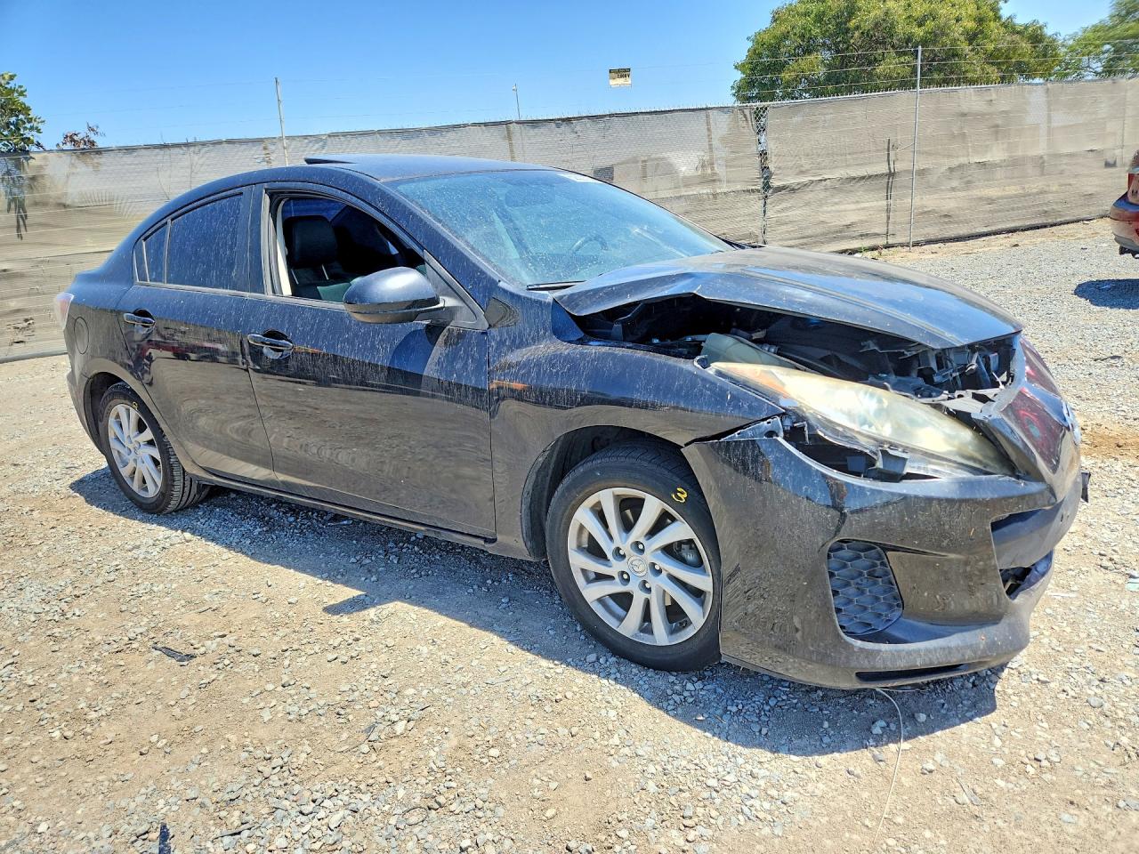 2012 Mazda 3 I Black vin: JM1BL1W82C1617708