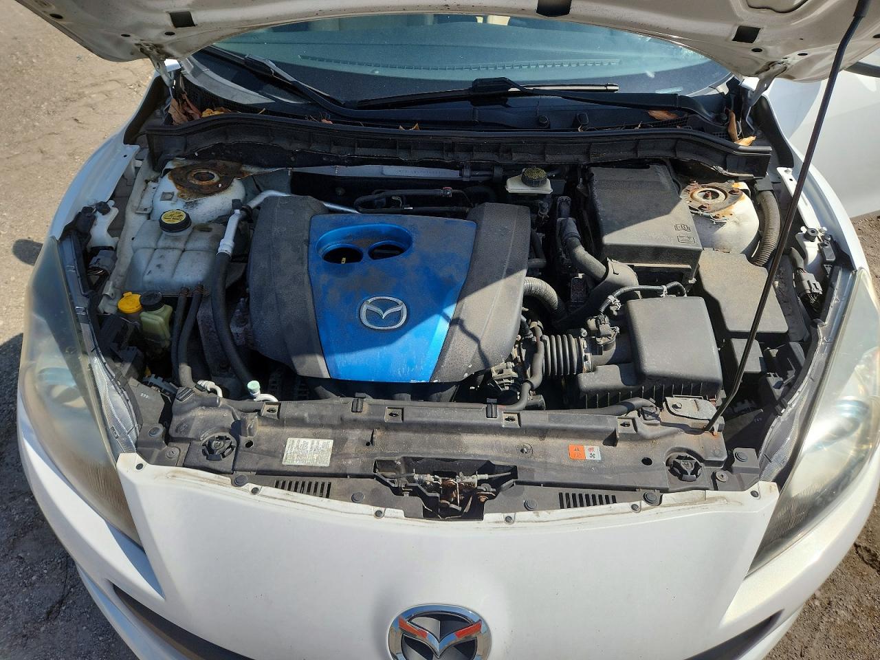 2012 Mazda 3 I White vin: JM1BL1W82C1692456